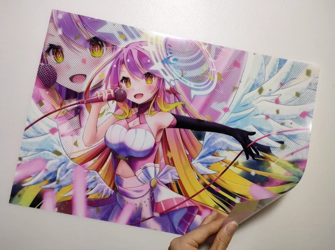 アイドルジブリールのグッズまとめです!タペストリー、アクリルパネル、クリアポスターを作ってみましたー! 