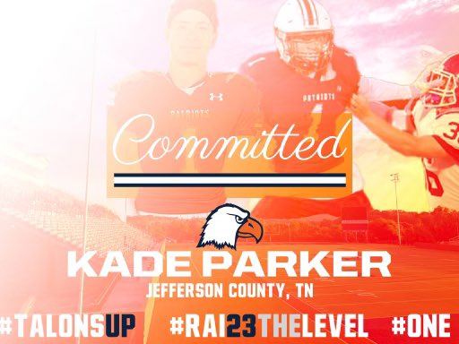 After great talks with the Carson Newman staff and my family, I would like to announce that I will be coming home‼️ Go 🦅 <a href="/coachJZimmerman/">Justin Zimmerman</a> <a href="/cnfootball/">Carson-Newman Football</a> #Committed #LockedIn #Allgod