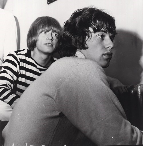 Prolix Music on Twitter "Brian Jones and Mick Jagger at the Globe