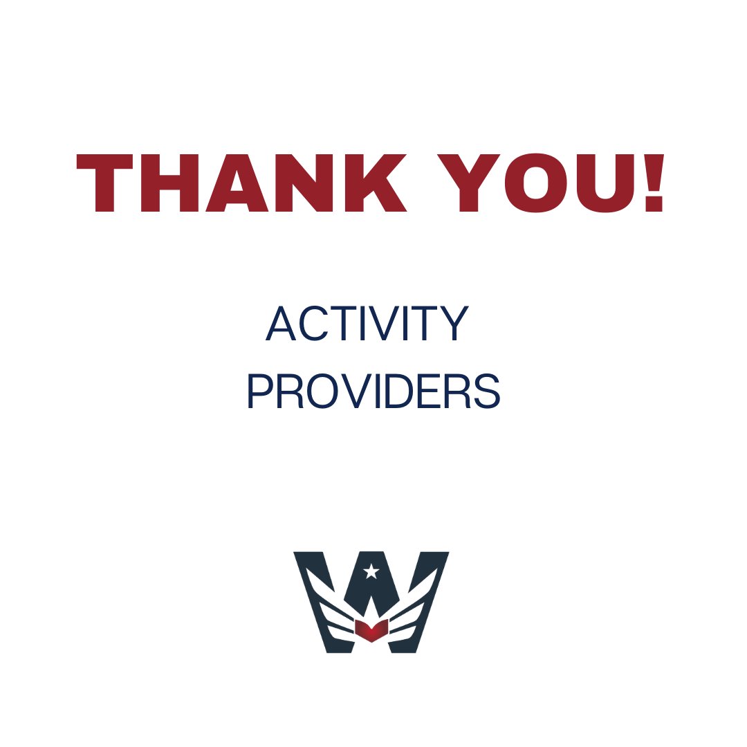 SOWW_va's tweet photo. You have heard the expression that it takes a village to raise a child. Well, it takes the Northern Virginia community to support our Warrior stays. We wish to thank all of our activity providers who support our mission!
#willingwarriors #thankyou #activityproviders https://t.co/97f4rjdVfq