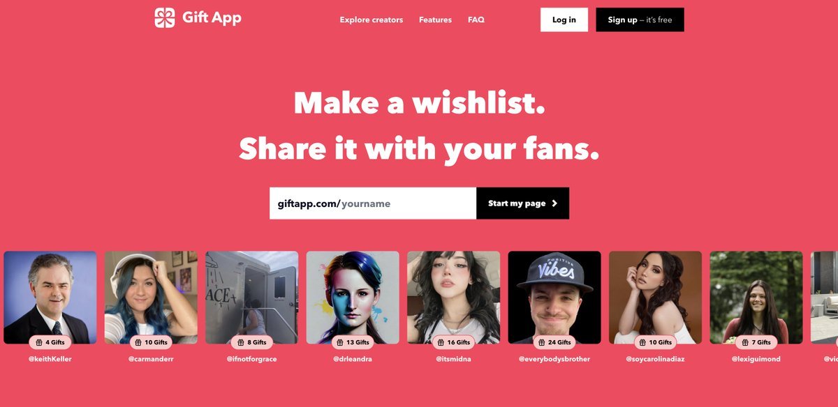 Gift App tweet media