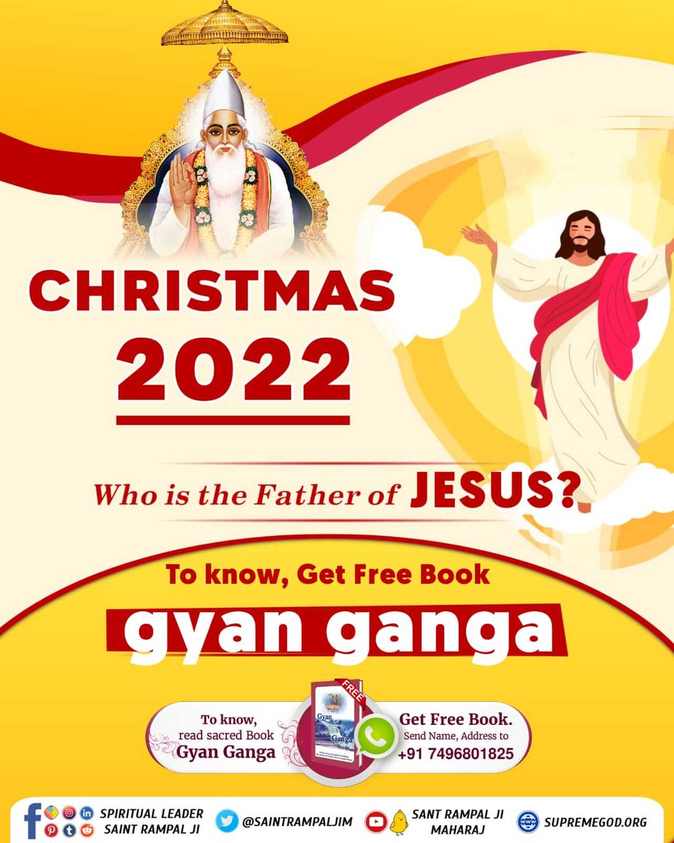 RajputAvni2's tweet photo. #BibleFacts
Who is the Father of Jesus....?
To know, get free book "Gyan Ganga" 
Kabir Is God https://t.co/ELLacVGyWa