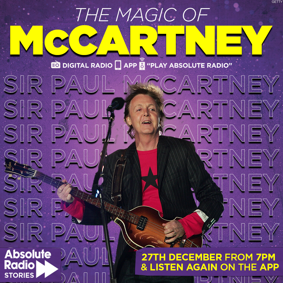 absoluteradio's tweet photo. This Christmas, we're bringing you a special program, 'The Magic of McCartney" with @AnnaGearyTV!

Anna heads to the houses where @PaulMcCartney's musical journey began and where so many of @thebeatles songs were born.

Listen on 27th December from 7PM or on demand in the app! 📱 https://t.co/hHhxWyXZm8