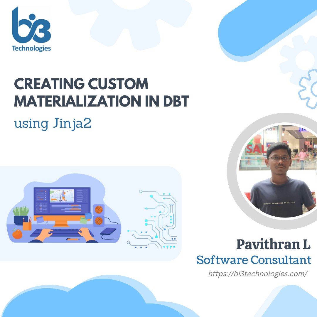 Bi3Technologies's tweet photo. Hi, here is another blog by our technophile Pavithran Lakshmanan

Next blog coming soon!!!
#bi3 - https://t.co/xwS8WDsPBy
Blog Post - https://t.co/2IfGiyhquK
#DBT #Snowflake #materialization #Jinja #Macro #blogs #bi3 #bi3technologies https://t.co/WkecoY2fsn