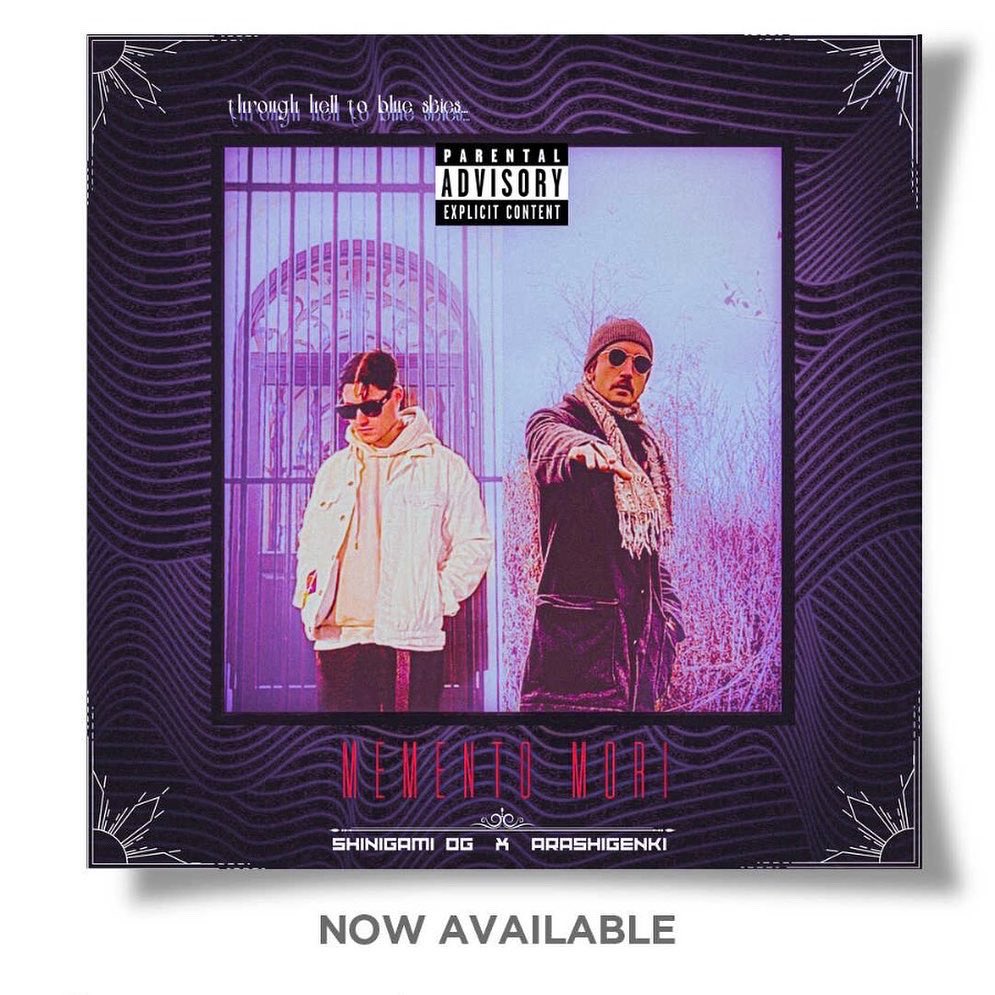 albertdujmovic's tweet photo. NEW ALBUM ‘MEMENTO MORI’ BY SHINIGAMI OG @mangekyumyeyes &amp; ARASHIGENKI @arashigenki IS OUT NOW!!!! LINK IN BIO

MASSIVE SHOUTOUT TO ALL THE LISTENERS OUT THERE SUPPORTING THE MUSIC AND ALL THE PEOPLE INVOLVED IN THE PROJECT!! MUCH LOVE TO YOU ALL!

TRACKS PRODUCED BY @arashigenki https://t.co/QqsJ7M6jvf