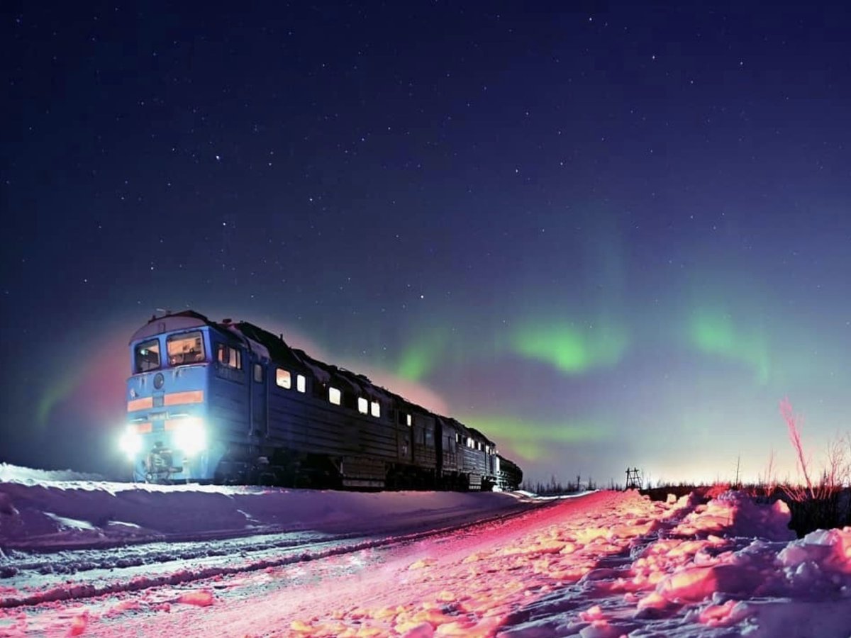 Lora020563's tweet image. Северное сияние. Норильск.
Фото Сергей Докукин.