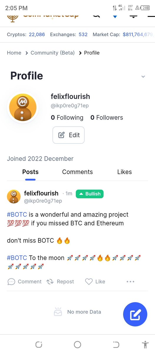 Moregra06718521's tweet photo. @Botccoin BOTC To the moon 🚀🚀🚀

Mailbox: felixflourish1115@gmail.com https://t.co/E8JyeYOfOz