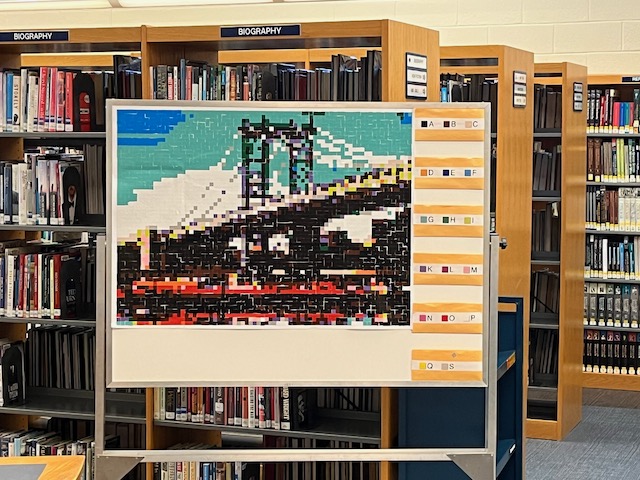 IHHSLibrary's tweet image. And just like that, another collaborative mosaic project has been completed. Everyone needs a little #wellness and #LibraryFun!