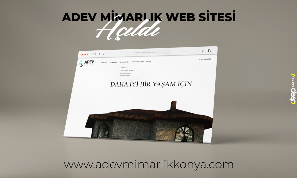 Adev Mimarlık web sitesi için bizi tercih etti.

Teşekkür ederiz.

Bilgi almak için bizimle iletişime geçin.
-0553 476 3754 / -0546 405 2774