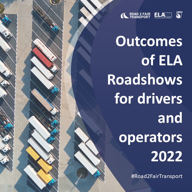 EU_ELA's tweet photo. 🔔First outcomes of ELA #Road2FairTransport Roadshows:
📌3 events in Romania🇷🇴, Lithuania🇱🇹, Latvia🇱🇻
📌400 drivers and operators reached and 15+ speakers involved

🏁More Roadshows to come in 2023! Follow us👉 https://t.co/BR60krnEMa

#EULabourauthority #PostingofDrivers https://t.co/9TvGTau0yz