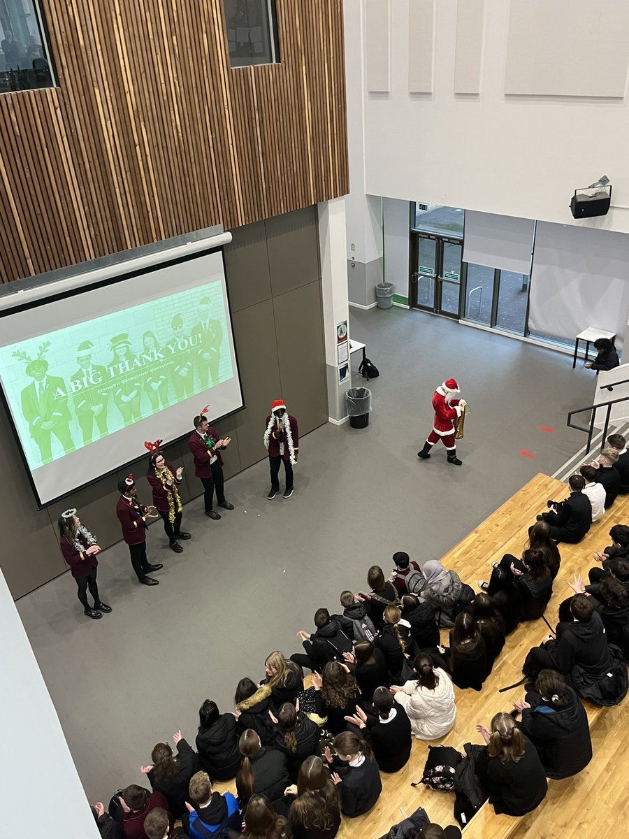 ForresHarrisAc's tweet photo. Our Festive Forres Assembly today! Huge thank you to everybody in our house for all their amazing contributions and achievements throughout the year. We would like to wish you all a Merry Christmas and a Happy New Year! Stay safe ๐๐@harrisacdundee #festiveforres #forresfirst https://t.co/Pg0ZGIfzfh