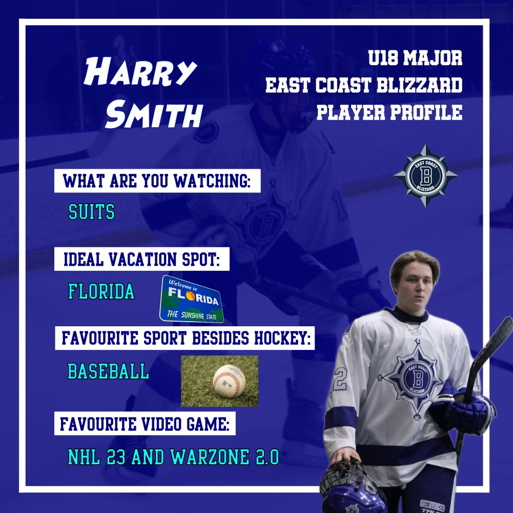 EC_Blizzard's tweet photo. Let's meet another of our Blizzard players today. This time around we're getting to know #12, Harry Smith. #BlizzardWarning https://t.co/xwKCJP0s4j