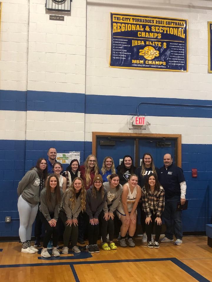 The banner is up for the 2021 season. Congrats to these ladies!!! #TCSVFAM