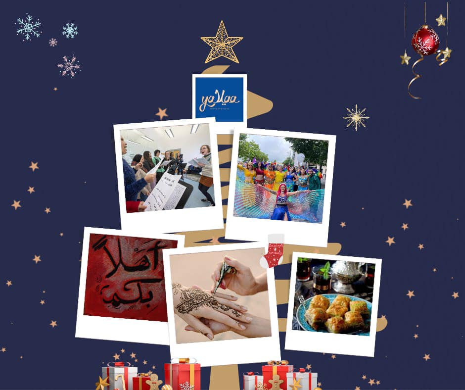 Our friends at <a href="/YallaaNI/">Yallaa</a> - the team behind the yummy treats at 2 Royal Avenue - host a Wonderful Winter Celebration in the venue this Thu 22 Dec, 6pm-8.30pm.

Call in to learn about Arabic traditions &amp; enjoy music, dancing &amp; food tasting.

No booking needed.

#ChristmasInBelfast