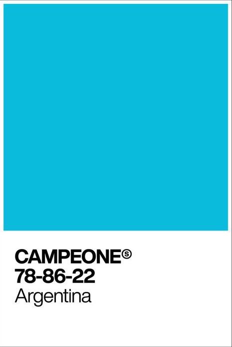 Well played <a href="/pantone/">PANTONE</a> 

#WorldCup #Argentina