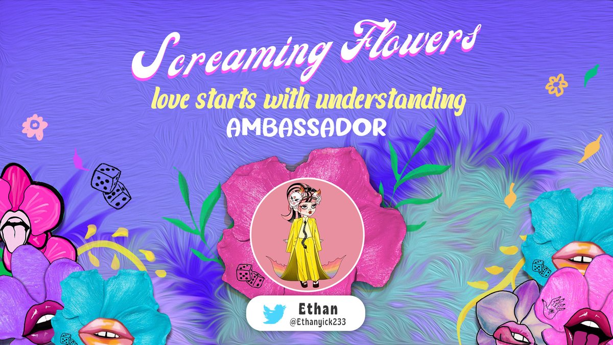 Love starts with understanding💕
Thanks 
@screamingFlwOG
 for inviting me to be an ambassador of Screaming Flower！