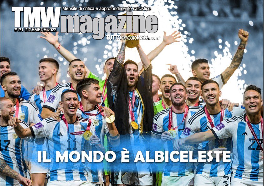TMWMagazine (@tmwmagazinepage) on Twitter photo L’#Argentina è Campione del Mondo! Tutto sul successo dell’<a href="/Argentina/">🇦🇷 Selección Argentina ⭐⭐⭐</a> nel nuovo numero del #TmwMagazine! tmwmagazine.com L’#Argentina è Campione del Mondo! Tutto sul successo dell’<a href="/Argentina/">🇦🇷 Selección Argentina ⭐⭐⭐</a> nel nuovo numero del #TmwMagazine! tmwmagazine.com