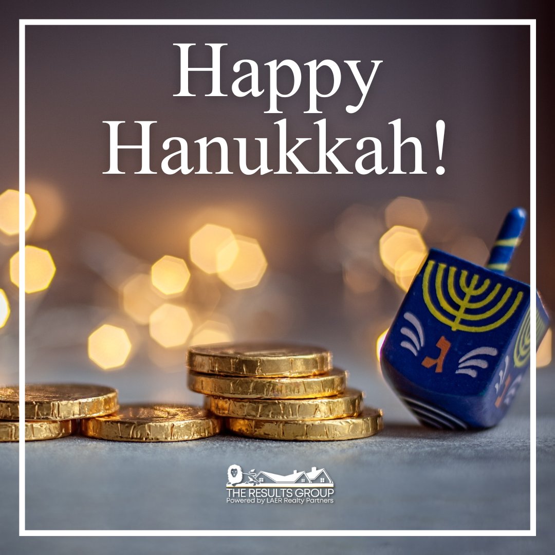 ResultsAtLAER's tweet photo. HAPPY Hanukkah 🕎 to all those who celebrate this special holiday! 🔯 #TheResultsGroup #ResultsAtLAER #LAERREALTY #LAER #HAPPYHANUKKAH #HAPPYCHANUKAH #FESTIVALOFLIGHTS #HOLIDAY https://t.co/ESESnuAmuQ