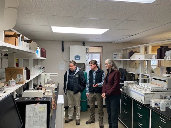 SenatorHarckham's tweet photo. I toured @the_ALSC Laboratory yesterday. The ALSC has provided comprehensive sampling &amp; long-term monitoring of Adirondack lakes, providing information that informs policy making protecting the lungs of New Yorkers suffering from asthma and other respiratory illnesses. https://t.co/2NVqNsYdjg