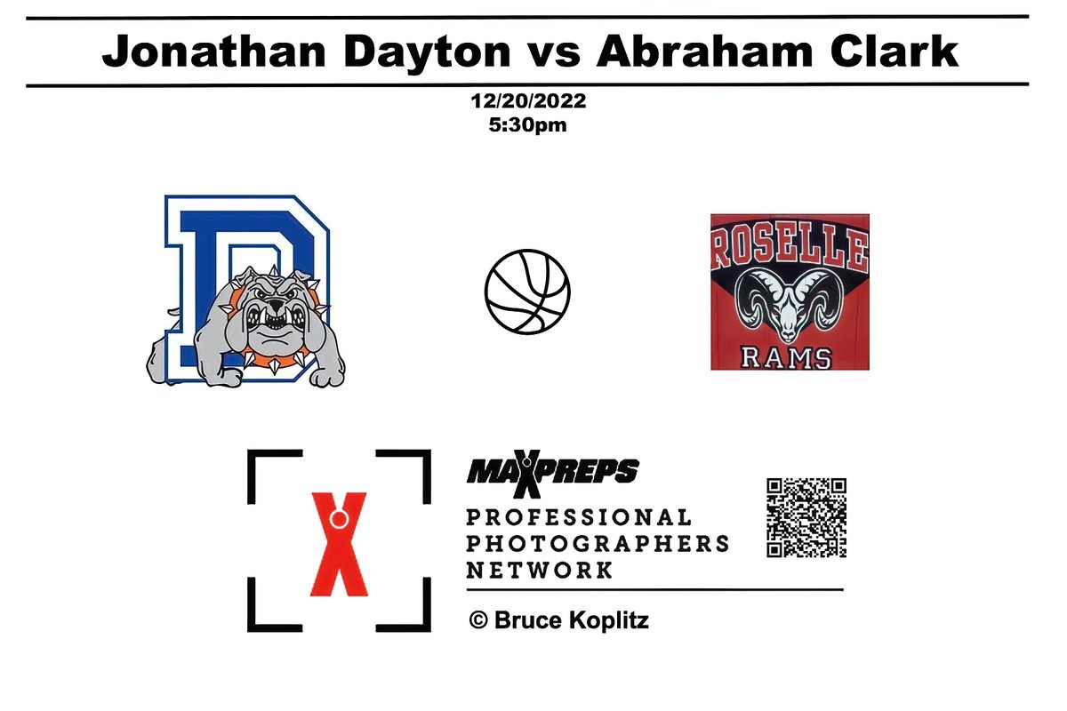 Bruce Koplitz Photography (@brucekoplitz) on Twitter photo Back in Springfield tonight covering for MaxPreps, Jonathan Dayton vs Abraham Clark basketball game. <a href="/SpringfieldTAP/">TAPinto Springfield</a> <a href="/SpringfieldSchs/">Springfield Schools</a> <a href="/ACHS_ROSELLE/">Abraham Clark High School</a> <a href="/ACHS_RAMready/">Abraham Clark High School</a> <a href="/RamsHoops/">Roselle High Basketball</a>
See game pics here within 48 hours after the game: maxpreps.com/photography/ph… Back in Springfield tonight covering for MaxPreps, Jonathan Dayton vs Abraham Clark basketball game. <a href="/SpringfieldTAP/">TAPinto Springfield</a> <a href="/SpringfieldSchs/">Springfield Schools</a> <a href="/ACHS_ROSELLE/">Abraham Clark High School</a> <a href="/ACHS_RAMready/">Abraham Clark High School</a> <a href="/RamsHoops/">Roselle High Basketball</a>
See game pics here within 48 hours after the game: maxpreps.com/photography/ph…