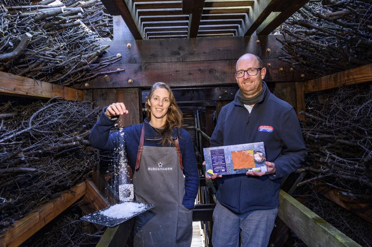 BlackthornSalt's tweet photo. We were blown away when approached by @YoungsSeafood for their NPD with creating the extra special smoked salmon for @asda this Christmas. The resulting dry-cured smoked salmon is too good to ignore. So, this Christmas, there is a #BlackthornSalt Smoked Salmon on the shelves! https://t.co/qvqSoHYaXT