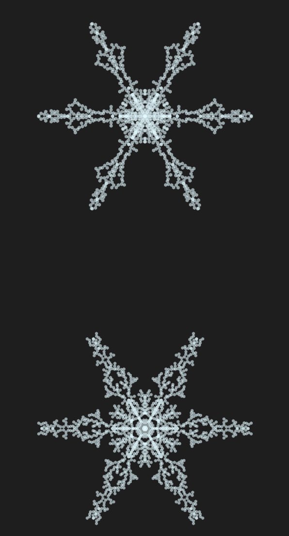 Just like snowflakes, no two Winter Flowers are truly alike ❄️💎
All unique, all stored forever on the blockchain ♾
#nft #onchain #onchaingang #genart #generativeart #creativecoding #digitalart #DigitalArtist #winter #WinterIsHere #winteriscoming