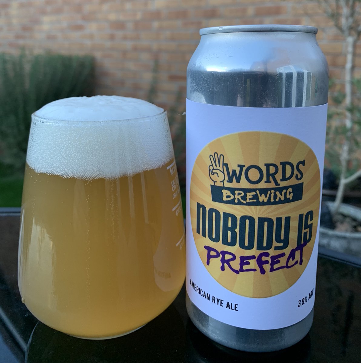 Cans now available of our American Wheat beer, Nobody Is Prefect. 4.7% pale ale with Galaxy, Ella, Sabro and Mosaic hops. Also available on draft at local bars in Worcester, come and try! #craftbeer #WorcestershireHour #localbusiness