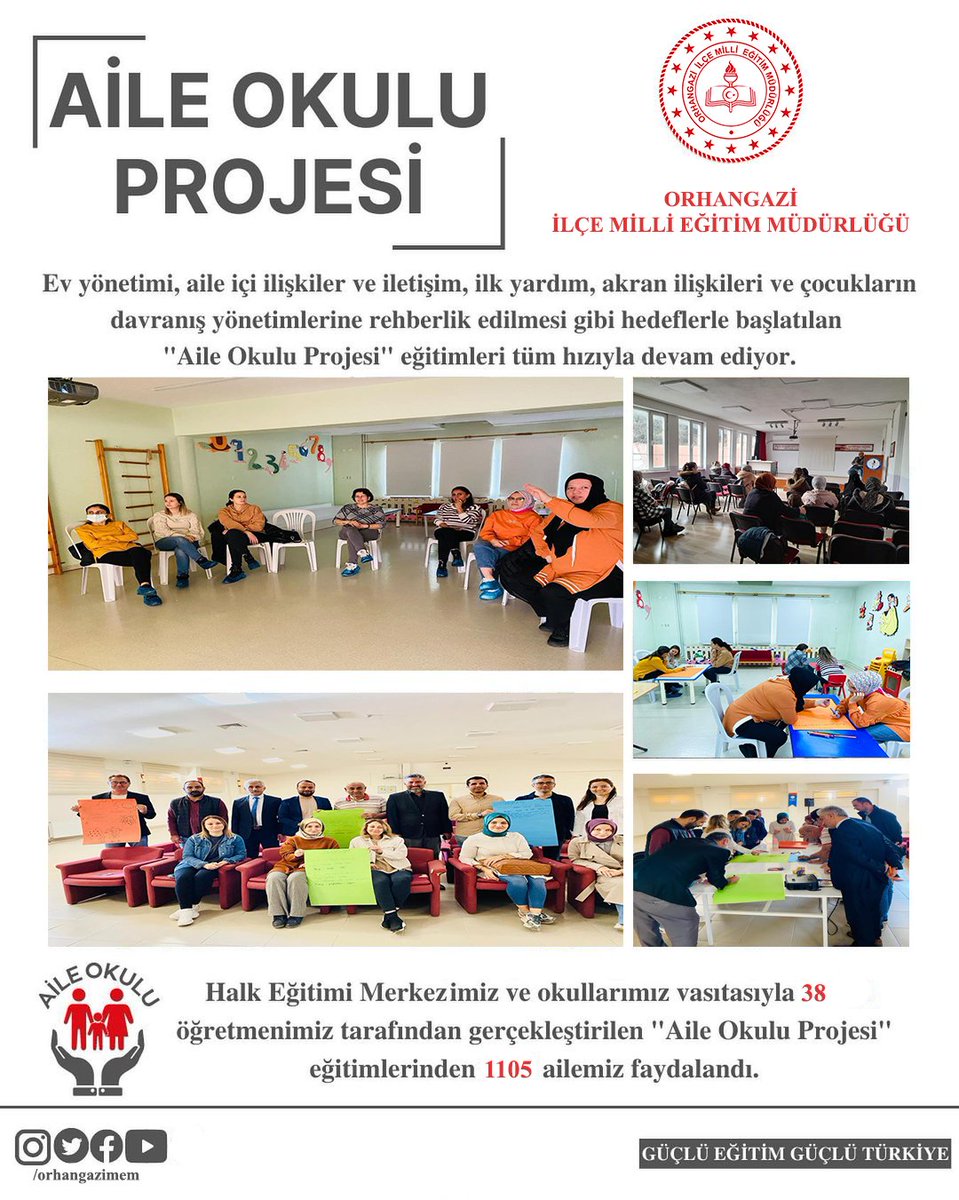 orhangazimem's tweet photo. Aile Okulu Projesi Eğitimleri devam ediyor. 

@tcmeb
@hayatboyu39
@bursailmem16
@serkangur_bursa
@ArzuAYYLDZ24
@OrhKaymakamlik
@msakarya6716
@HalkOrhangazi https://t.co/0XxQg57D5K