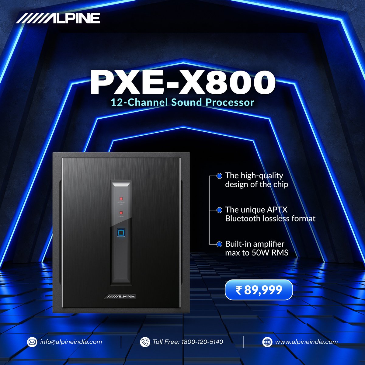 Alpine India tweet media