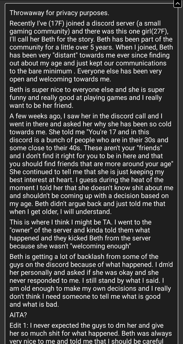 deepslowpanic's tweet photo. Just another example of why we don't need minors in adult spaces. It's the entitlement for me. https://t.co/OWfd1f7KZS