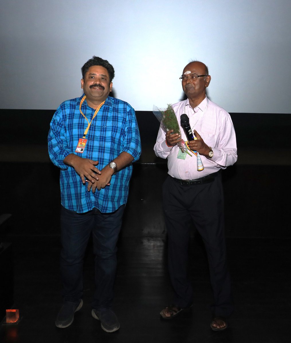 National Award Winning Director @seenuramasamy and Lyricist @lyricistkaruna attended the screening of #Maamanithan at #20thChennaiInternationalFilmFestival 

#மாமனிதன் #20thCIFF @icaf_chennai 

@onlynikil