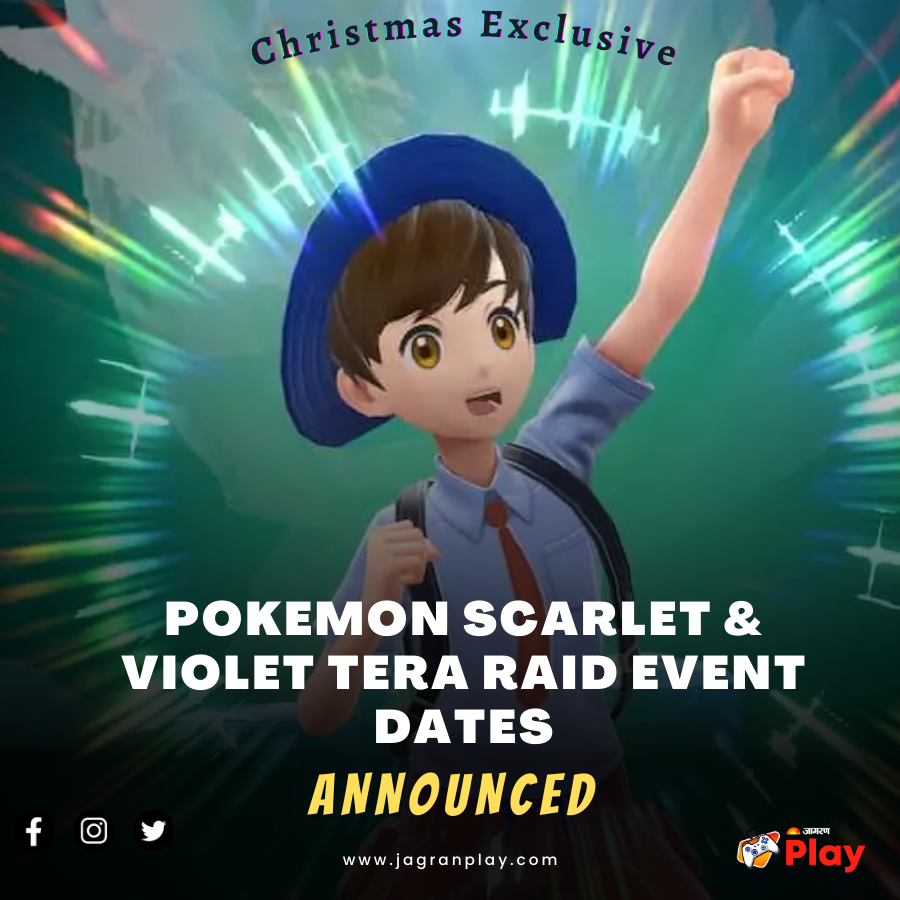 jagranplay's tweet image. #Pokemonscarlet&amp;amp;violet has annouced its #Chritsmasexclusive❄  #Teraraidevent
Grab Free games &amp;amp; more here.
Visit here🤩👉 bit.ly/3hFDNt4

#jagranplay #jagranplayblogs #Pokemongames #nintendo #nintendogaming #gamingnews #jagranplaygames #nintendo #freechristmasgames