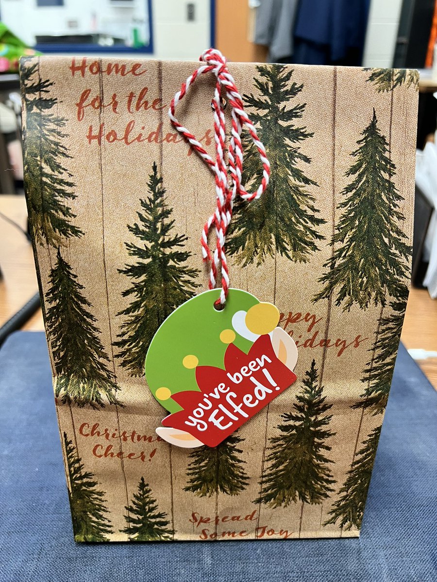 This magically appeared on my desk this morning! What a way to start the day. #Thankful #Elfed #WeAreLemont