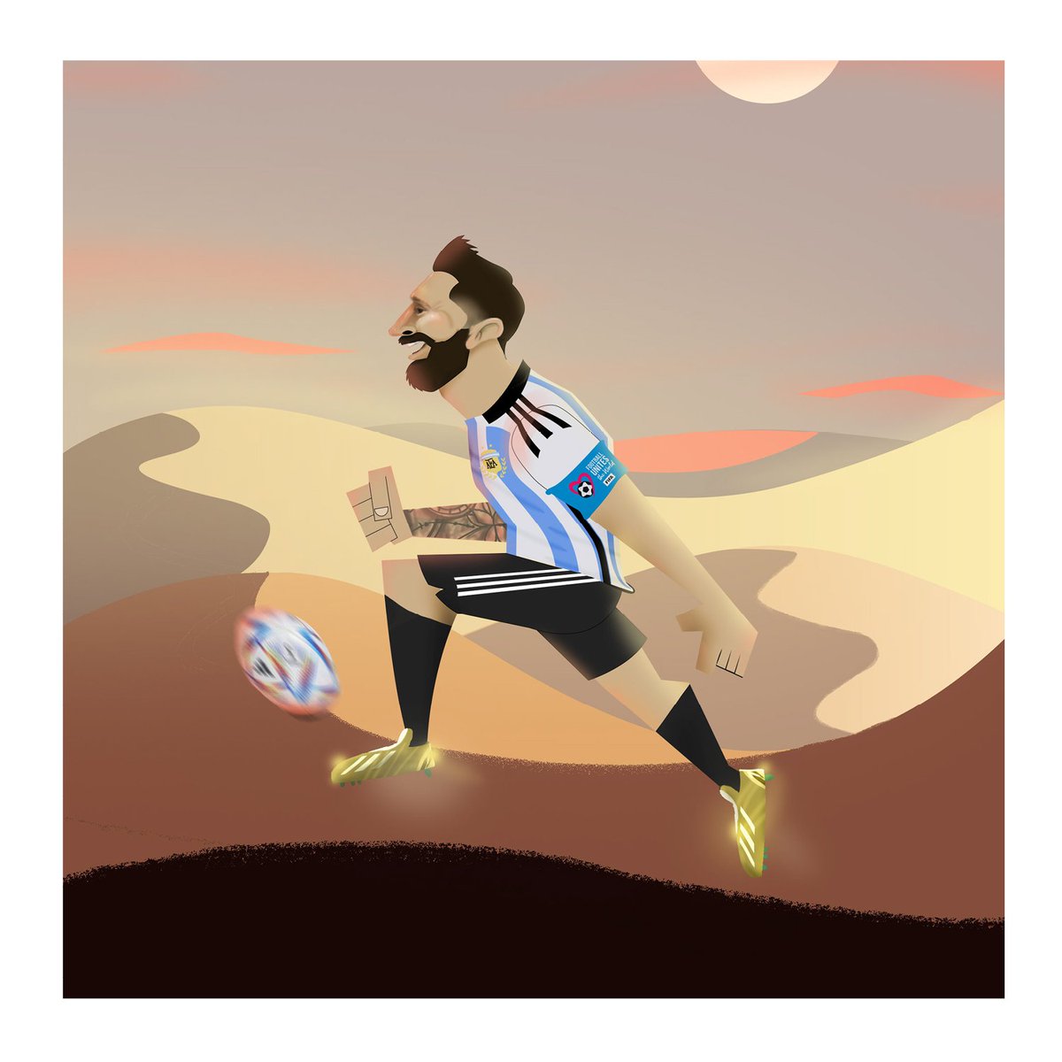 parafusoeducom's tweet photo. E essa vitória da #Argentina, hein?

Vocês comemoraram, torceram contra ou foram indiferentes com a vitória?

#CopaDoMundo #WorldCUP #finaldaCopa

Ilustração: Lucas Pereyra/ Behance. https://t.co/9T5MNZsrt9