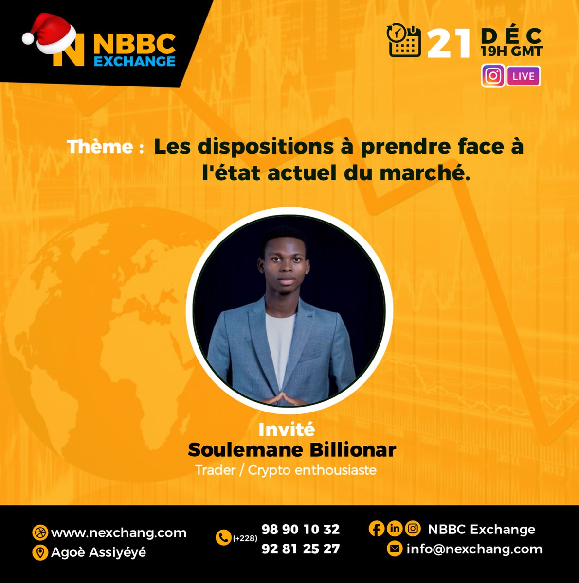 Que faut-il faire ?
C'est la question que beaucoup de novice se pose actuellement suite à l'état actuel du marché.
Nous serions supendus aux lèvres de notre invité ce mercredi à 19h GMT sur Instagram .