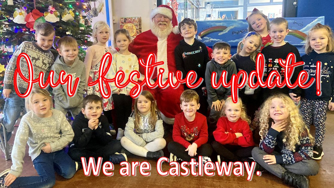 WeAreCastleway's tweet photo. It's not so much the #FridayUpdate today as the #FestiveUpdate! Here's the final update from Mr. Mycroft for this calendar year: https://t.co/JRmGPJDWpN. Have a safe and happy Christmas and we'll see you all on Wednesday, 4th January 2023. #WeAreOnHoliday #WeAreCastleway https://t.co/OeQtuI5FLt