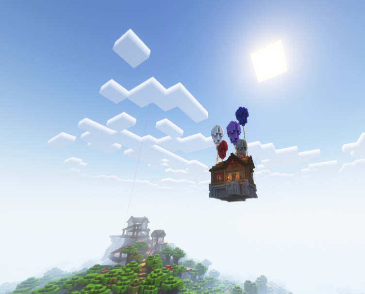 <a href="/teamspeak/">TeamSpeak</a> <a href="/eufeeipe/">felipe</a>'s House on our private Minecraft SMP is still flying after a little bit of trolling, and he just discovered it after ~3 weeks (just because @MrGG4mer and I started to give him some hints about a flying house like the Up movie).