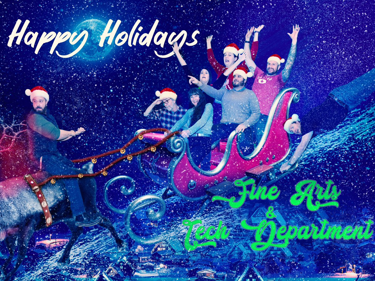 Happy Holidays from the teachers in the Fine Arts &amp; Technology Department at Halifax West High School. ⛄️ <a href="/HalifaxWestHS/">Halifax West High School</a> <a href="/WestStudentGov/">HWHS Student Government</a>