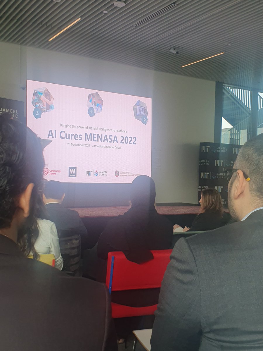 elgibreen's tweet photo. It was a pleasure to attend the AI Cures • MENASA 2022 Conference and having the honor to meet leading researchers and experts in the field of AI &amp; health. https://t.co/PMqjlR68Oh