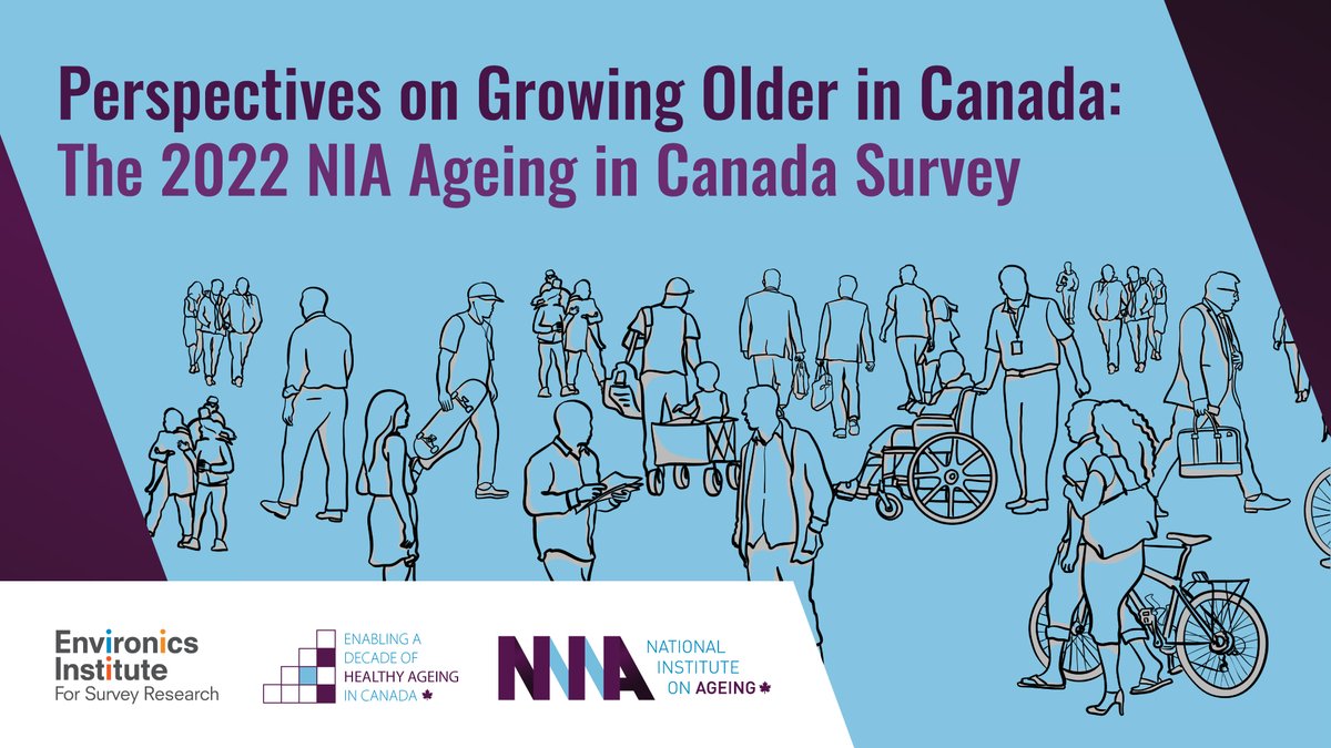 New report: A new year is on the way but the NIA is looking further ahead to the next 10 years. Today we launch an annual survey of older Canadians that will be the cornerstone of our new initiative, Enabling a Decade of Healthy Ageing in Canada. nia-ryerson.ca/2022-annual-su… 🧵 1/5