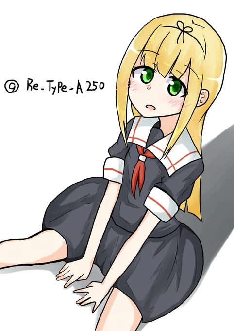 ワンドロ遅れます。これは前回のワンドロで描いた夕立。 
