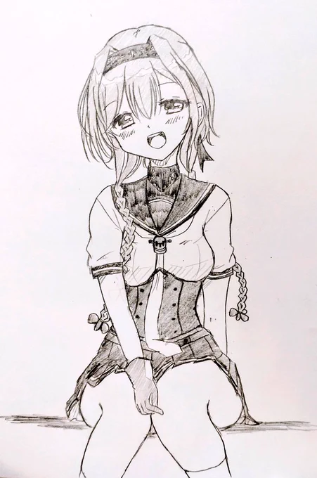 skebご依頼ありがとうございました(人*'∀`)。*゜+照月ちゃんでした 