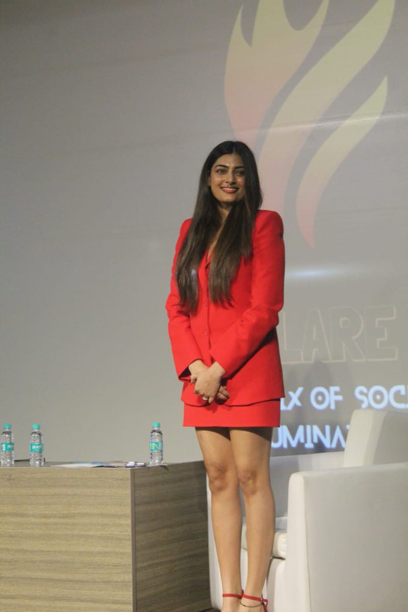 nss_iitb's tweet photo. We are incredibly grateful to Ms Naveli Deshmukh, the NSS state youth ambassador for the Maharashtra Government, for inaugurating our flagship event, FLARE 2022- 'Phoenix of Social Illumination'. We are honoured to have you as our guest!

#nssiitb #flare #flagship #navelideshmukh https://t.co/Sb5MQn3anU