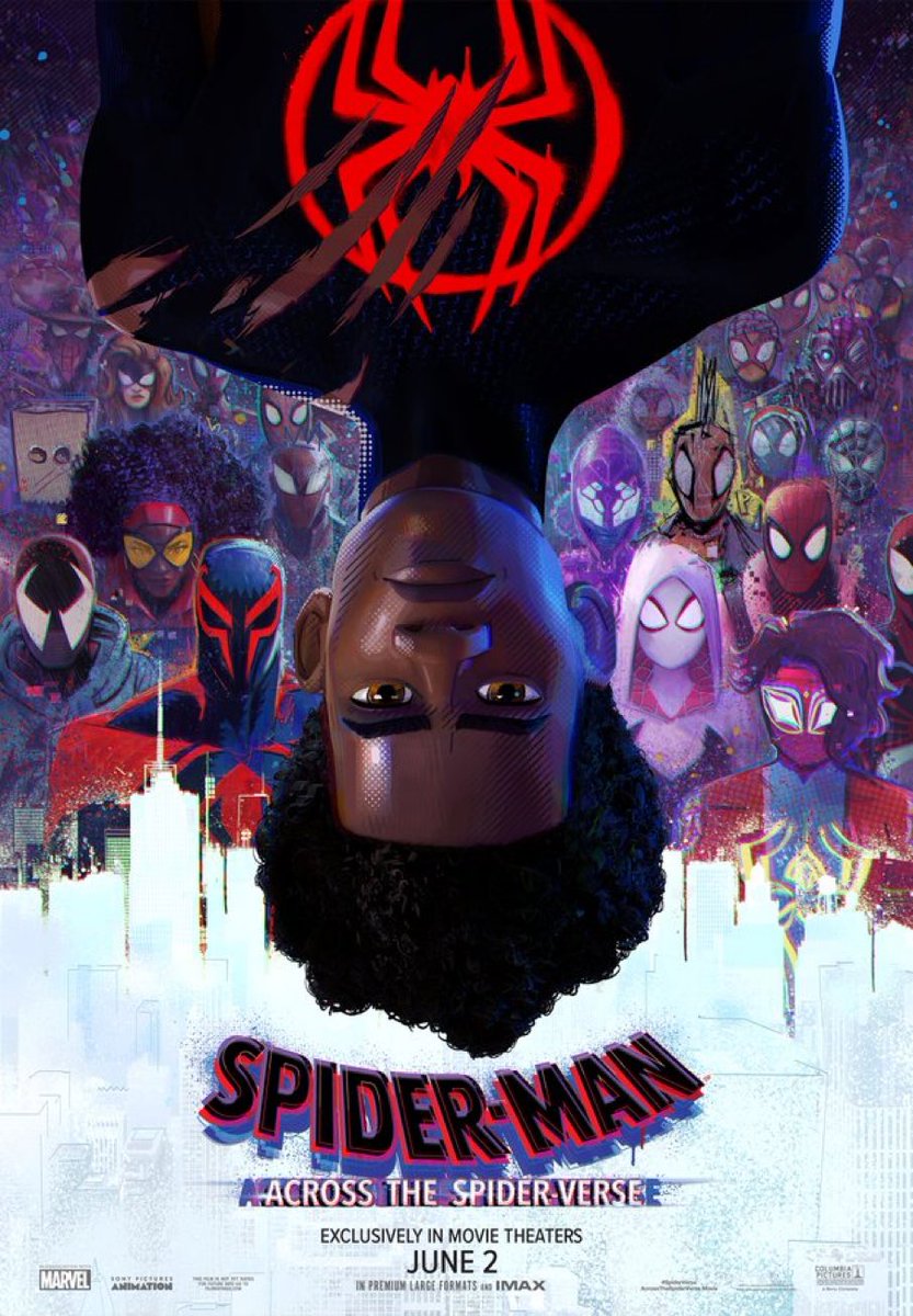 RT @DiscussingFilm: First poster for ‘SPIDER-MAN: ACROSS THE SPIDER-VERSE’. https://t.co/zGDBmEVVnb