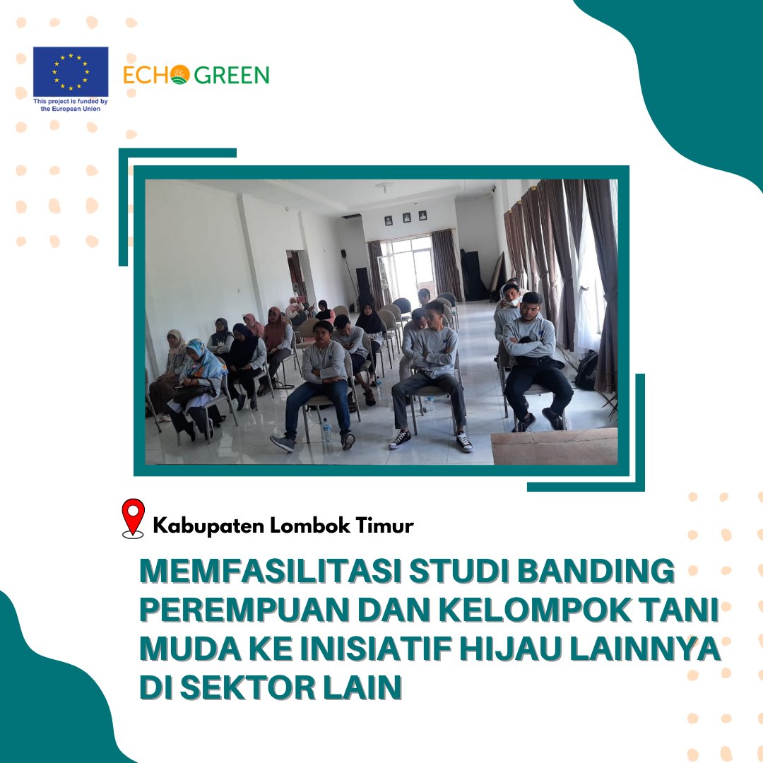 echogreen_'s tweet photo. Echo Green telah memfasilitasi kelompok perempuan dan generasi muda tani Kabupaten Lombok Timur untuk Studi banding ke Jarpuk Rindang yang berlokasi di Lombok Tengah. https://t.co/MRb4OvIJnS
