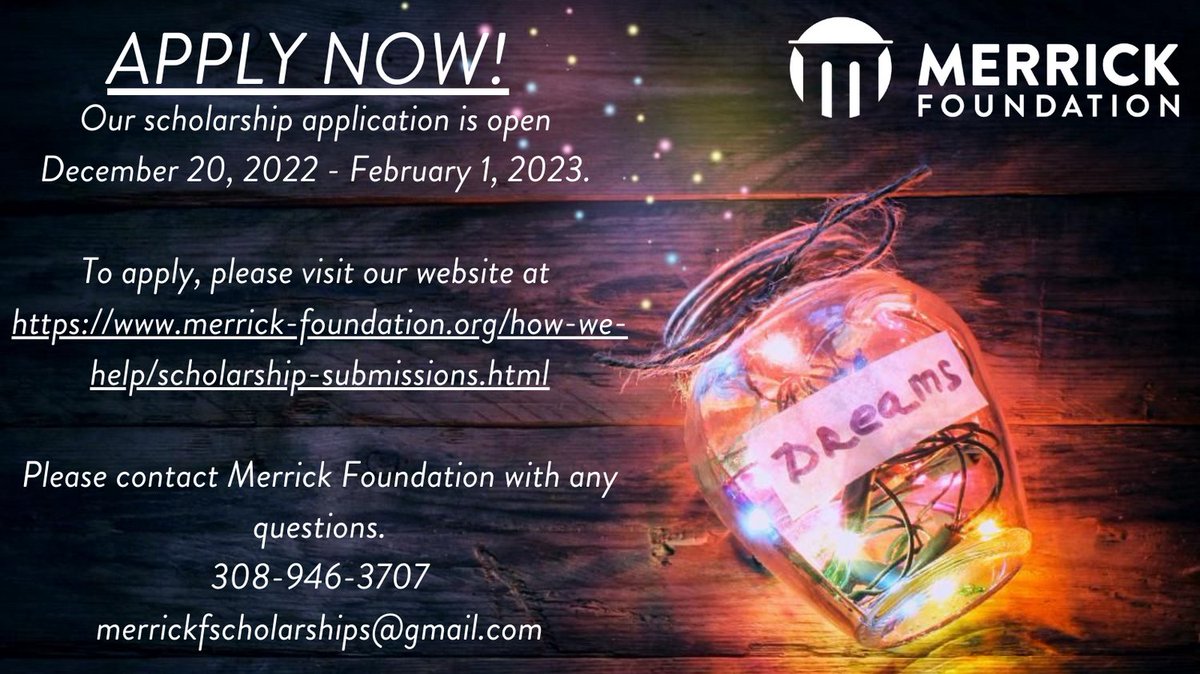 MerrickFndn's tweet photo. Last year, Merrick Foundation awarded 186 scholarships worth a total of $160,250 to high school seniors and college students. 
Apply for every scholarship you are eligible for by completing one application on our website, https://t.co/ARmLIrZCnB. https://t.co/ZANGKvkIv8