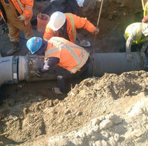 RinkerCanada's tweet photo. Rinker Materials offers field services to help with closures, field measurements and training when installing Concrete Pressure Pipe! #Rinkermaterials #CPP https://t.co/iuKXPqKoU3