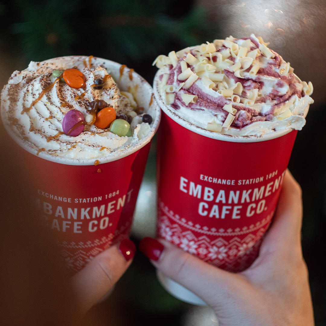 Build your own festive drink at our very own @embankmentcafe ☕️ The only rule is there are no rules...🎄✨