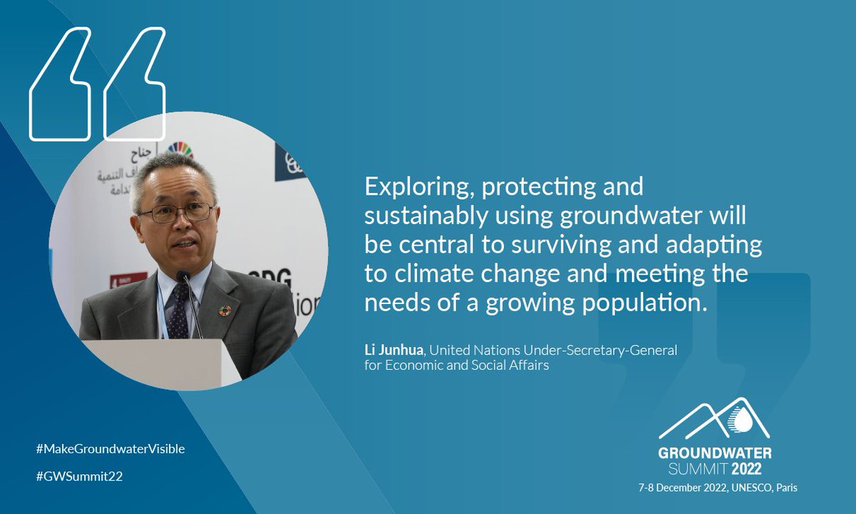 unescoWATER's tweet photo. #GWSummit22
#MakeGroundwaterVisible https://t.co/dX3dwgze5C