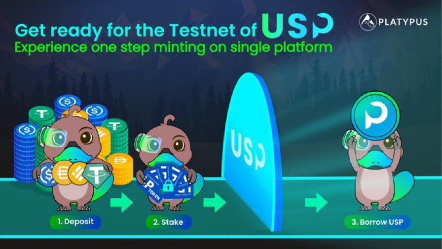 Stabil coinimiz $USP lansmanımız için heyecanlıyız! 👏

 #Yatırma, #staking ve #borç almanın tek bir platformda nasıl çalıştığını merak ediyor musunuz? 🧐

Yenilikçi tasarımımızı deneyimleme zamanı yaklaşıyor! #testnet süreci önümüzdeki hafta başlıyor!🔥 
$AVAX $PTP #Avalanche
